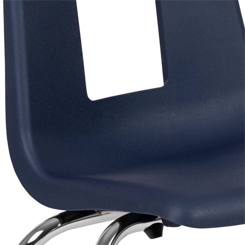 Flash Furniture Advantage Student Stack School Chair - 16-Inch In Navy