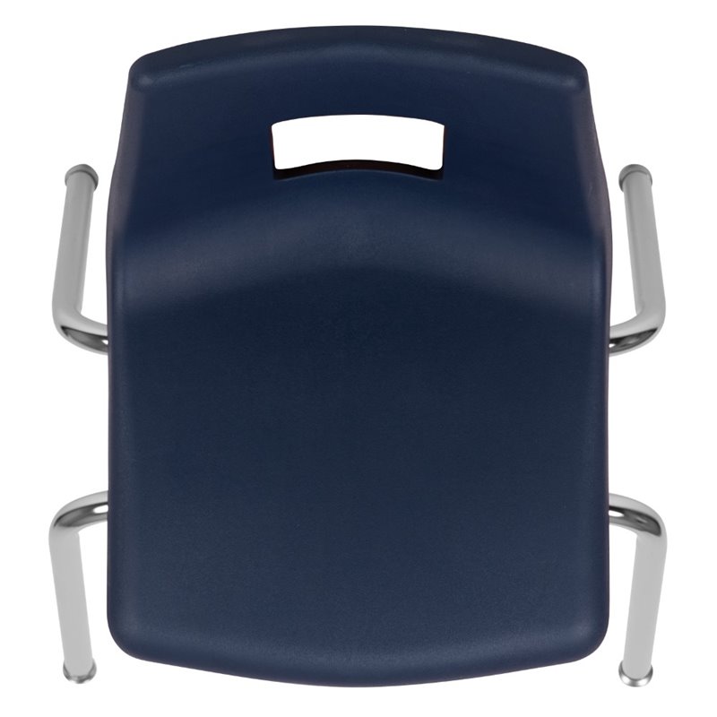 Flash Furniture Advantage Student Stack School Chair - 16-Inch In Navy