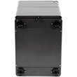 Flash Furniture 3 Drawer Smooth Modern Mobile File Cabinet in Black