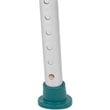 Flash Furniture Hercules Adjustable Plastic Bath and Shower Chair in Teal
