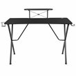 Flash Furniture Platform Gaming Desk with Cup Holder in Black