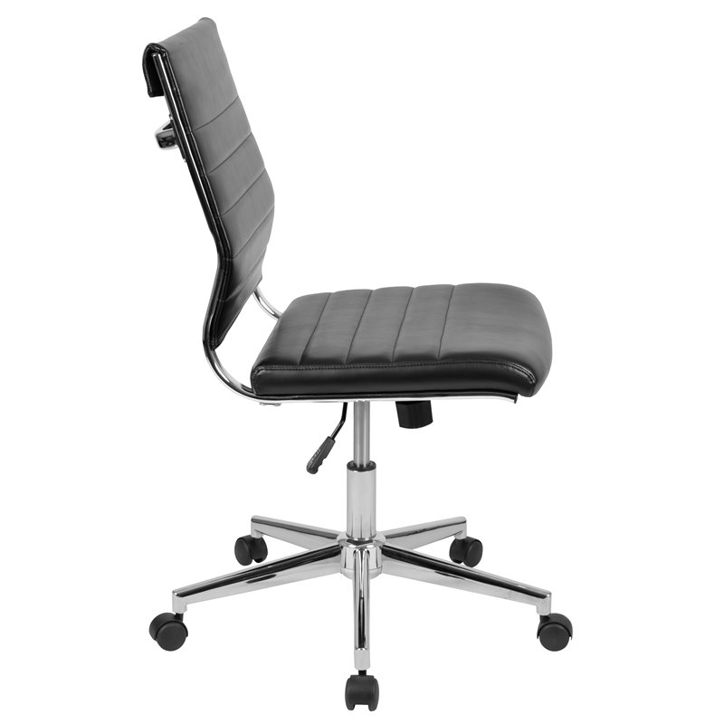 Flash Furniture Leathersoft Executive Office Chair in Black