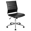 Flash Furniture Leathersoft Executive Office Chair in Black