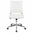 Flash Furniture Leathersoft Executive Office Chair in White