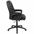 Flash Furniture Big and Tall Ergonomic Leather Chair in Black