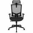 Flash Furniture Mesh Office Desk Chair in Black