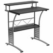 Flash Furniture 3 Piece Work from Home Office Desk Set in Black