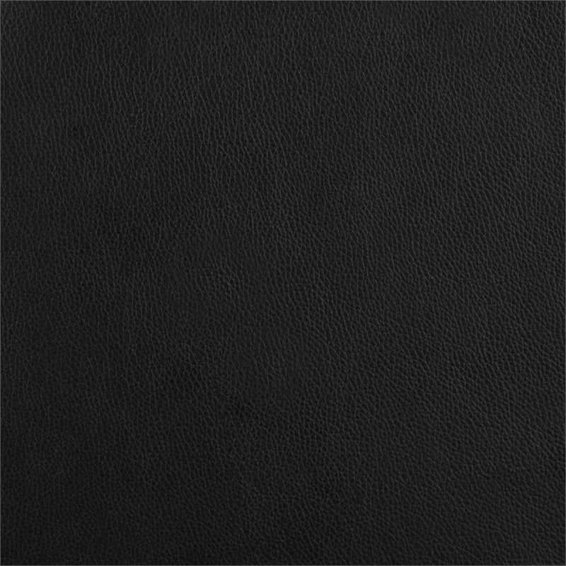 Flash Furniture Leather Adjustable Ergonomic Doctors Stool in Black