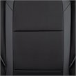 Flash Furniture Leather Ergonomic Swivel Gaming Chair in Black and Gray