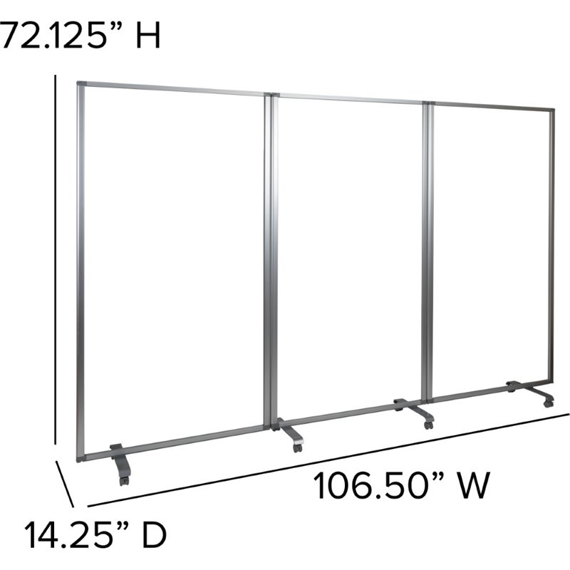 Flash Furniture 3 Panel 72