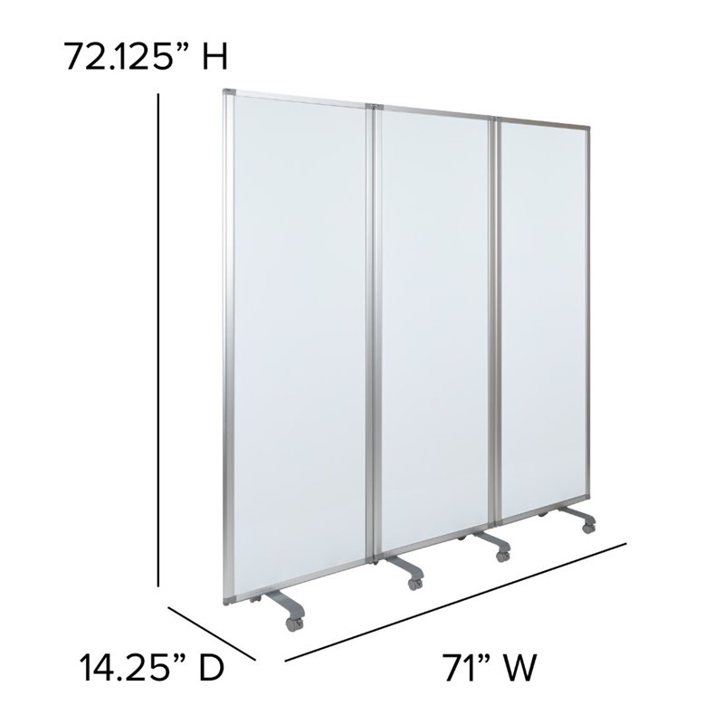 Flash Furniture 3 Panel 72