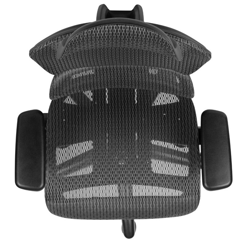 Flash Furniture High Back Ergonomic Mesh Office Swivel Chair in Gray