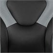 Flash Furniture Gaming Desk and Racing Swivel Chair Set in Black and Gray