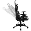 Flash Furniture Gaming Desk and Racing Reclining Chair Set in Black