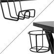 Flash Furniture Gaming Desk and Racing Reclining Chair Set in Black and Red