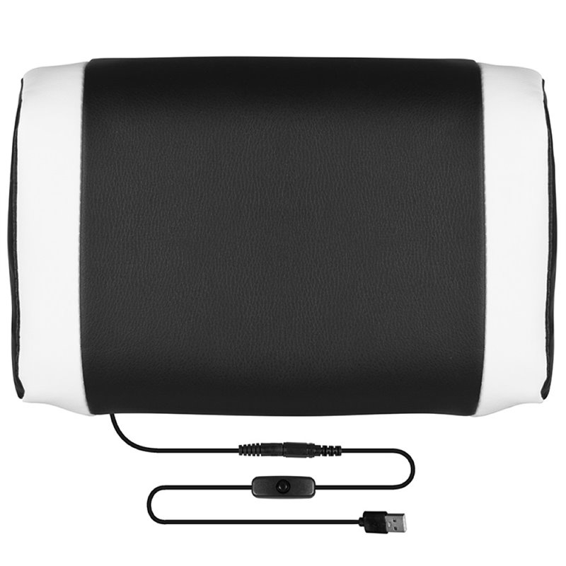 Flash Furniture X40 Leather Racing Reclining Gaming Chair in Black and White