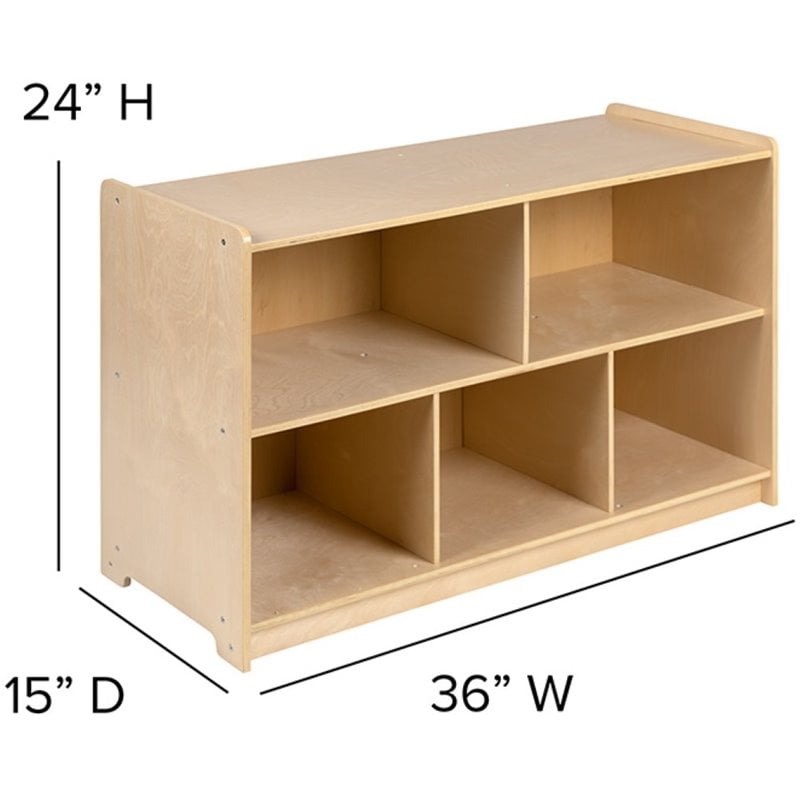 Flash Furniture 5 Cubby 24