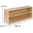 Flash Furniture 2 Shelf 24