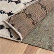 Flash Furniture 5' x 8' Non-Slip Cushion Rug Pad in Gray