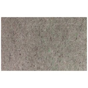 Flash Furniture 5' x 8' Non-Slip Cushion Rug Pad in Gray