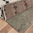 Flash Furniture 8' x 10' Non-Slip Cushion Rug Pad in Gray