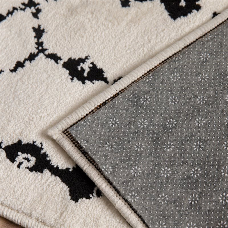 Flash Furniture 8' x 10' Non-Slip Cushion Rug Pad in Gray
