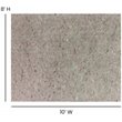 Flash Furniture 8' x 10' Non-Slip Cushion Rug Pad in Gray