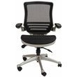 Flash Furniture Mid-Back Mesh Office Swivel Chair in Black and Graphite