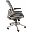 Flash Furniture Mid-Back Mesh Office Swivel Chair in Black and Graphite