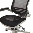Flash Furniture Mid-Back Mesh Office Swivel Chair in Black and Graphite