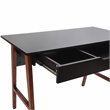 Flash Furniture Wooden Computer Desk in Black and Walnut