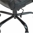 Flash Furniture Leather High Back Office Chair in Black