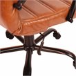 Flash Furniture Leather High Back Office Chair in Brown