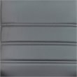 Flash Furniture Leather High Back Office Chair in Gray