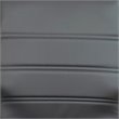 Flash Furniture Leather Mid-Back Office Swivel Chair in Gray