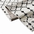 Flash Furniture 8' x 10' Polyester Area Rug in Ivory and Black