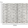 Flash Furniture 8' x 10' Polyester Area Rug in Ivory and Black