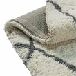 Flash Furniture 5' x 7' Polyester Area Rug in Ivory and Gray