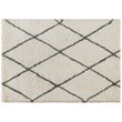 Flash Furniture 5' x 7' Polyester Area Rug in Ivory and Gray