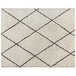 Flash Furniture 8' x 10' Polyester Area Rug in Ivory and Gray
