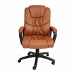 Flash Furniture Flash Fundamentals LeatherSoft Executive Office Chair in Brown