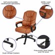 Flash Furniture Flash Fundamentals LeatherSoft Executive Office Chair in Brown
