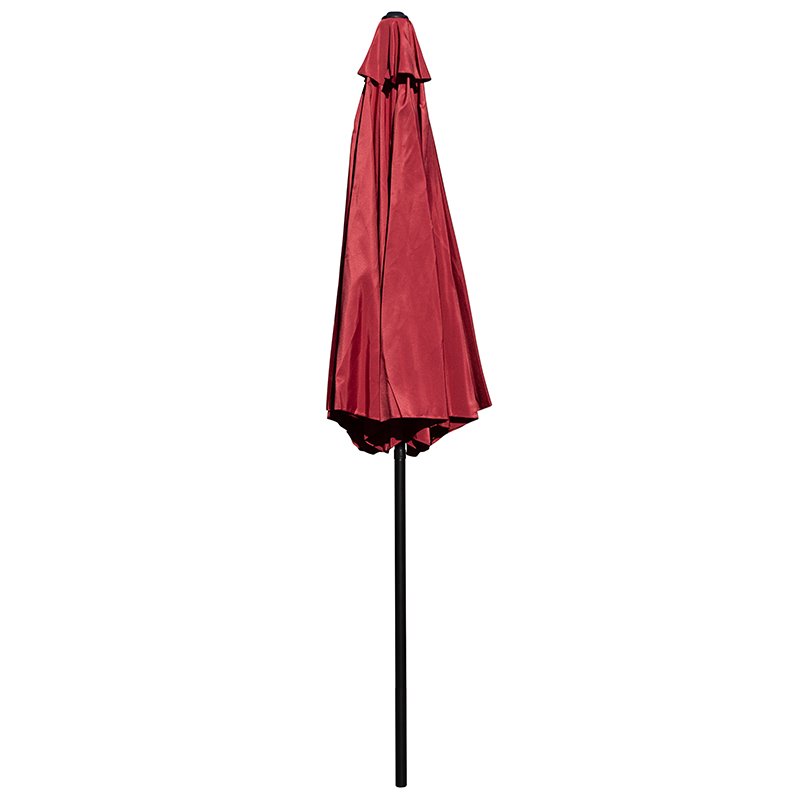 Flash Furniture 9 FT Round Aluminum Umbrella with 1.5