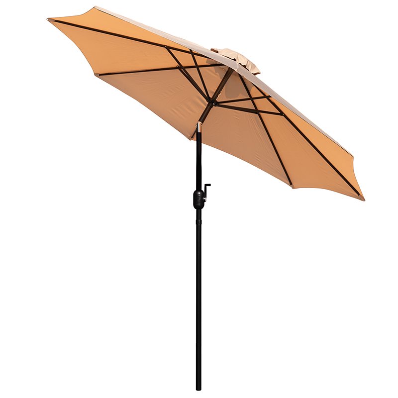 Flash Furniture 9 FT Round Aluminum Umbrella with 1.5