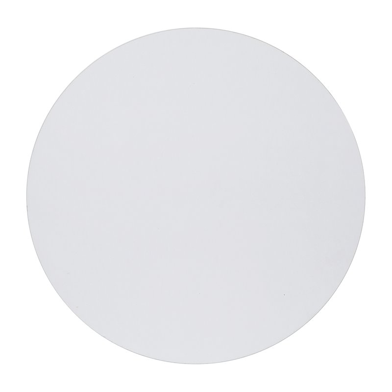 Flash Furniture Hampstead Metal and Laminate End Table in White/Matte Black