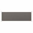Flash Furniture Metal Galvanized Work Table Shelf for 24 x 60 Table in Gray