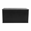 Flash Furniture 120 Gallon Plastic Deck Box for Outdoor Patio Storage in Black