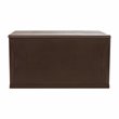 Flash Furniture 120 Gallon Plastic Deck Box for Outdoor Patio Storage in Brown