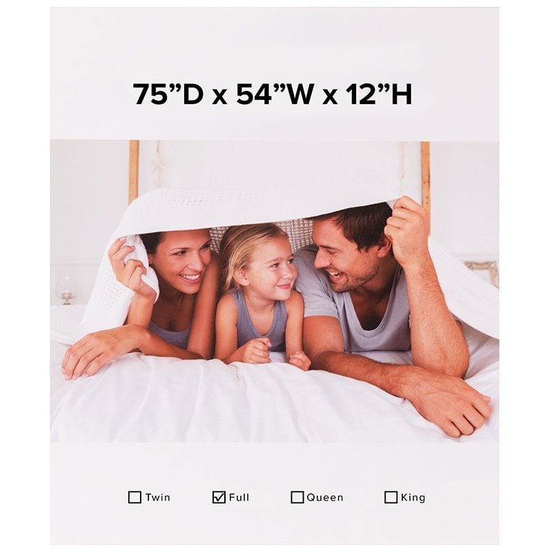 Flash Furniture Waterproof Cotton Full Size Mattress Protector in White