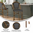 Flash Furniture Bordeaux 25.75
